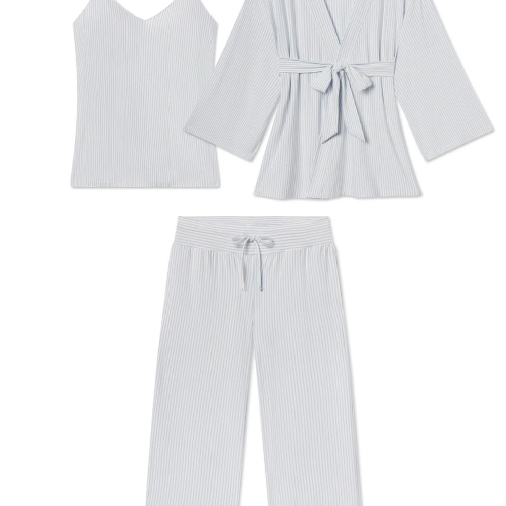 Maternity Nursing Women's Light Blue Pajama Set